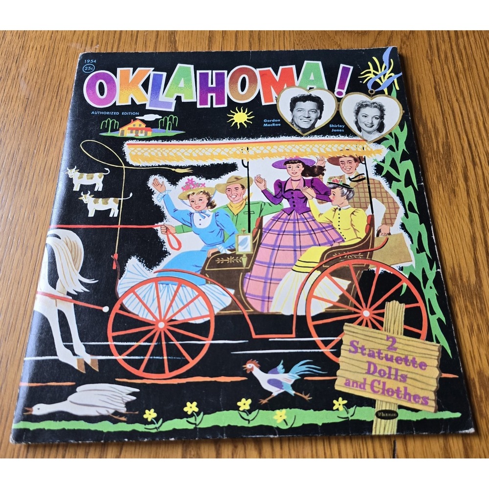 1956‎ OKLAHOMA Paper Doll Set With Accessories In Original Folder